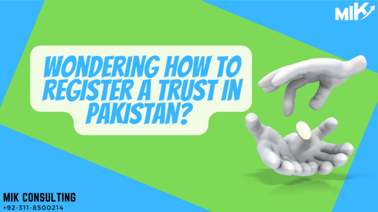 How to register trust in Pakistan